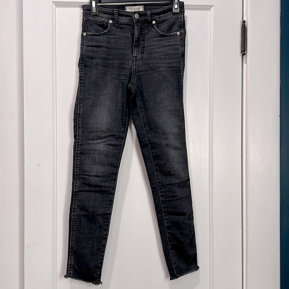 Madewell 10” High Rise Skinny Crop Jeans, Size 24 Tall